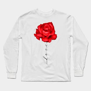 Love Roses Long Sleeve T-Shirt